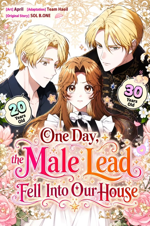 Baca Manhwa One Day, the Male Lead Fell Into Our House