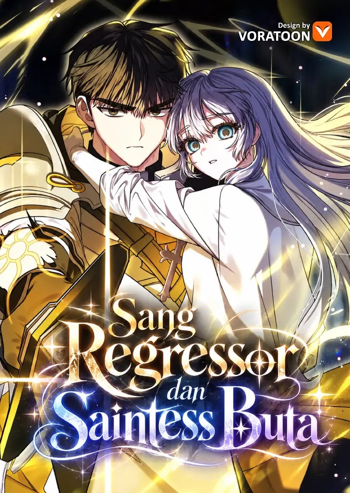Sampul The Regressor and the Blind Saintess