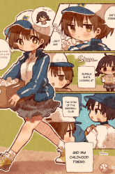 Komik Baseball Yuri Preview Gambar 2
