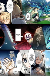 Komik Genshin Impact 4-koma Preview Gambar 1