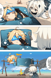 Komik Genshin Impact 4-koma Preview Gambar 4